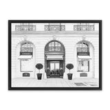 Shop 31 Rue Cambon B&W Canvas Art Print-Black, Grey, Hamptons, Landscape, Neutrals, View All, White-framed wall decor artwork