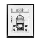 Shop 31 Rue Cambon B&W II Art Print-Black, Grey, Hamptons, Portrait, View All, White-framed painted poster wall decor artwork