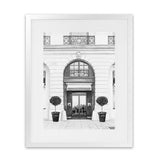 Shop 31 Rue Cambon B&W II Art Print-Black, Grey, Hamptons, Portrait, View All, White-framed painted poster wall decor artwork