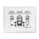 Shop 31 Rue Cambon B&W Art Print-Black, Grey, Hamptons, Landscape, Neutrals, View All, White-framed painted poster wall decor artwork