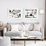 Shop Ancient Pathways II Art Print-Abstract, Black, Horizontal, PC, Rectangle, View All-framed painted poster wall decor artwork