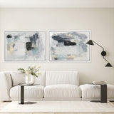 Shop Baroque Abstract II Canvas Art Print-Abstract, Grey, Horizontal, Landscape, PC, Rectangle, View All-framed wall decor artwork
