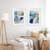 Shop Beguiled II Art Print-Abstract, Blue, PC, Portrait, Rectangle, View All-framed painted poster wall decor artwork