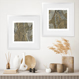 Shop Bleaching Gold II (Square) Art Print-Abstract, Brown, PC, Square, View All-framed painted poster wall decor artwork