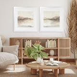 Shop Blush Horizon I (Square) Art Print-Abstract, Neutrals, PC, Square, View All-framed painted poster wall decor artwork