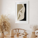 Shop Chill Art Print-Abstract, Black, Brown, Dan Hobday, Portrait, Rectangle, View All-framed painted poster wall decor artwork