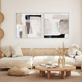 Shop Clay (Square) Canvas Art Print-Abstract, Dan Hobday, Neutrals, Square, View All-framed wall decor artwork