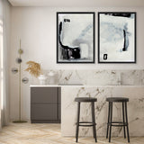 Shop Decoy 1 Canvas Art Print-Abstract, Black, Dan Hobday, Neutrals, Portrait, Rectangle, View All-framed wall decor artwork