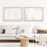 Shop Embossed I Canvas Art Print-Abstract, Horizontal, Neutrals, PC, Rectangle, View All-framed wall decor artwork