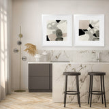 Shop Entangled I (Square) Art Print-Abstract, Black, Neutrals, PC, Square, View All-framed painted poster wall decor artwork