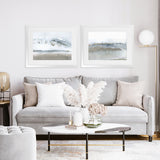 Shop Icy Snow II Art Print-Abstract, Grey, Horizontal, PC, Rectangle, View All-framed painted poster wall decor artwork