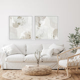 Shop Lacing II (Square) Canvas Art Print-Abstract, Neutrals, PC, Square, View All-framed wall decor artwork