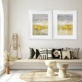 Shop Light After the Rain I Art Print-Abstract, Grey, Portrait, Rectangle, View All, WA, Yellow-framed painted poster wall decor artwork