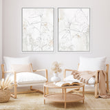 Shop Mandola I Canvas Art Print-Abstract, Neutrals, PC, Portrait, Rectangle, View All, White-framed wall decor artwork