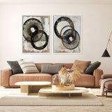 Shop Peculiar Canvas Art Print-Abstract, Black, PC, Portrait, Rectangle, View All-framed wall decor artwork