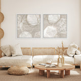 Shop Natural Vibe II (Square) Canvas Art Print-Abstract, Neutrals, PC, Square, View All-framed wall decor artwork