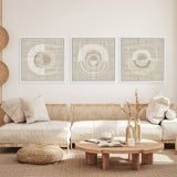 Shop Organic Weave III (Square) Canvas Art Print-Abstract, Brown, PC, Square, View All-framed wall decor artwork
