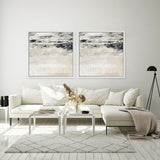 Shop Rising Wave I (Square) Canvas Art Print-Abstract, PC, Square, View All-framed wall decor artwork