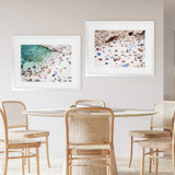 Shop La Spiaggia II Photo Art Print-Amalfi Coast Italy, Brown, Coastal, Landscape, Neutrals, People, Photography, View All-framed poster wall decor artwork