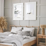 Shop Santorini Balcony Photo Art Print-Boho, Coastal, Greece, Hamptons, Photography, Portrait, View All, White-framed poster wall decor artwork