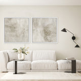 Shop Shimmering Dreams I (Square) Canvas Art Print-Abstract, Neutrals, PC, Square, View All-framed wall decor artwork