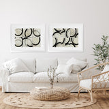 Shop Space Time I Art Print-Abstract, Black, Horizontal, PC, Rectangle, View All-framed painted poster wall decor artwork