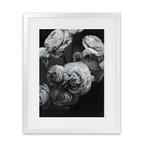 Shop Black & White Bouquet Art Print-Black, Florals, Hamptons, Portrait, Scandinavian, View All-framed painted poster wall decor artwork