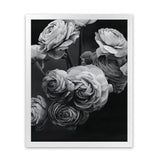 Shop Black & White Bouquet Art Print-Black, Florals, Hamptons, Portrait, Scandinavian, View All-framed painted poster wall decor artwork