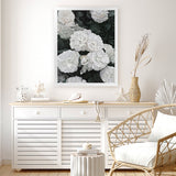 Shop White English Roses Art Print-Florals, Green, Hamptons, Portrait, View All, White-framed painted poster wall decor artwork