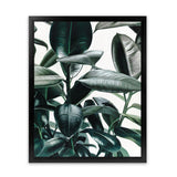 Shop Rubber Plant Art Print-Botanicals, Green, Hamptons, Portrait, Tropical, View All-framed painted poster wall decor artwork