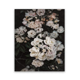 Shop Midnight Garden Art Print-Black, Florals, Hamptons, Portrait, Scandinavian, View All-framed painted poster wall decor artwork