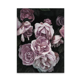 Shop Dusty Pink Roses Canvas Art Print-Florals, Hamptons, Pink, Portrait, Purple, View All-framed wall decor artwork