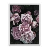 Shop Dusty Pink Roses Canvas Art Print-Florals, Hamptons, Pink, Portrait, Purple, View All-framed wall decor artwork