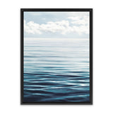 Shop Ocean Horizon Canvas Art Print-Amalfi Coast Italy, Blue, Coastal, Nature, Portrait, View All-framed wall decor artwork