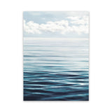 Shop Ocean Horizon Canvas Art Print-Amalfi Coast Italy, Blue, Coastal, Nature, Portrait, View All-framed wall decor artwork