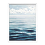 Shop Ocean Horizon Canvas Art Print-Amalfi Coast Italy, Blue, Coastal, Nature, Portrait, View All-framed wall decor artwork