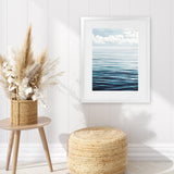 Shop Ocean Horizon Art Print-Amalfi Coast Italy, Blue, Coastal, Nature, Portrait, View All-framed painted poster wall decor artwork