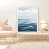 Shop Ocean Horizon Art Print-Amalfi Coast Italy, Blue, Coastal, Nature, Portrait, View All-framed painted poster wall decor artwork