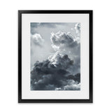 Shop Cloudscape Art Print-Blue, Grey, Portrait, Scandinavian, View All-framed painted poster wall decor artwork