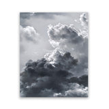 Shop Cloudscape Art Print-Blue, Grey, Portrait, Scandinavian, View All-framed painted poster wall decor artwork