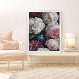 Shop Romantic Floral Art Print-Botanicals, Florals, Hamptons, Pink, Portrait, View All-framed painted poster wall decor artwork