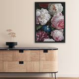 Shop Romantic Floral Canvas Art Print-Botanicals, Florals, Hamptons, Pink, Portrait, View All-framed wall decor artwork