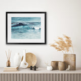 Shop Ocean Wave Art Print-Blue, Coastal, Tropical, View All-framed painted poster wall decor artwork