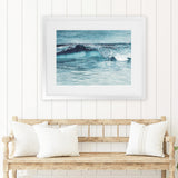 Shop Ocean Wave Art Print-Blue, Coastal, Tropical, View All-framed painted poster wall decor artwork