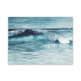 Shop Ocean Wave Canvas Art Print-Blue, Coastal, Tropical, View All-framed wall decor artwork