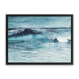 Shop Ocean Wave Canvas Art Print-Blue, Coastal, Tropical, View All-framed wall decor artwork
