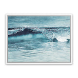 Shop Ocean Wave Canvas Art Print-Blue, Coastal, Tropical, View All-framed wall decor artwork