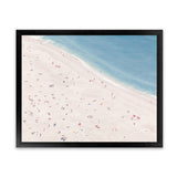 Shop Sunbathers Art Print-Blue, Coastal, Landscape, Neutrals, Tropical, View All-framed painted poster wall decor artwork