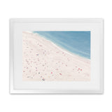 Shop Sunbathers Art Print-Blue, Coastal, Landscape, Neutrals, Tropical, View All-framed painted poster wall decor artwork