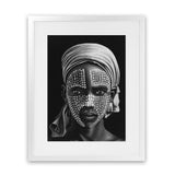 Shop Tribal Art Print-African, Black, Boho, Hamptons, People, Portrait, View All-framed painted poster wall decor artwork